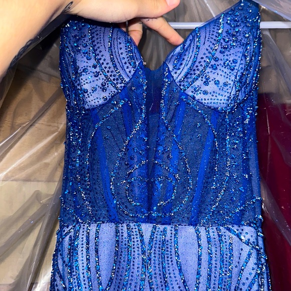 Royal blue Cinderella Ladivine long mermaid prom dress💙 - Picture 3 of 4